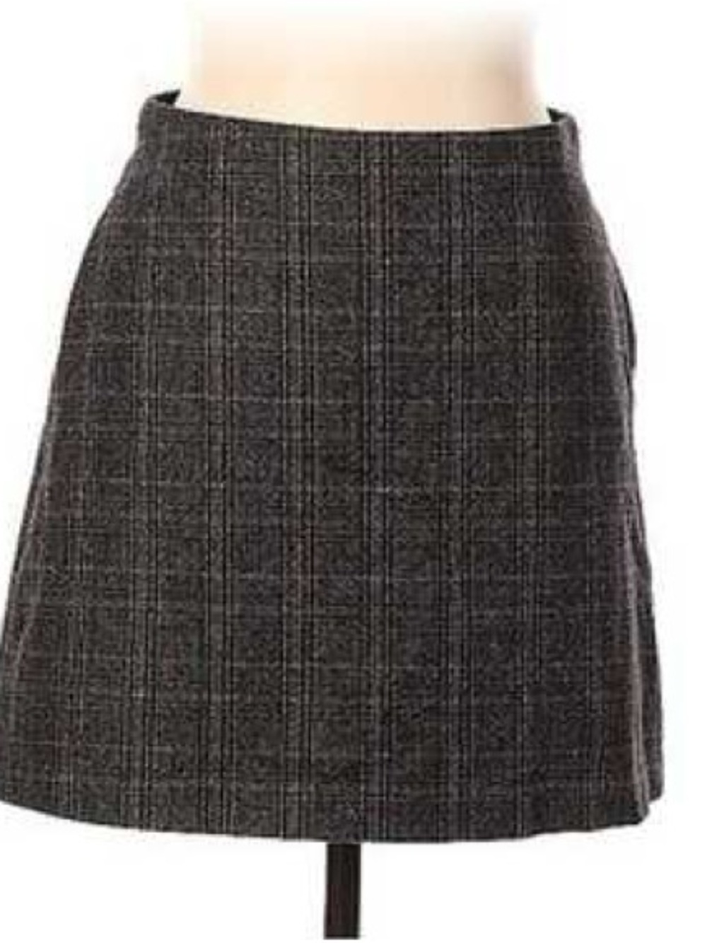 Wilfred Aritzia Wool Cashmere Plaid A-Line Mini Skirt Size 4